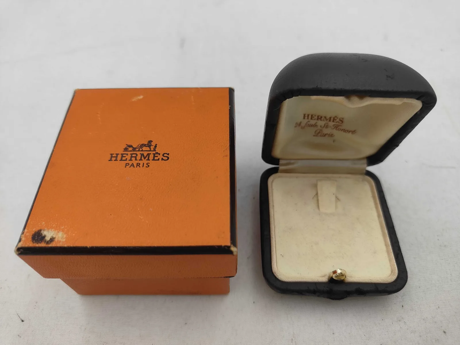 赫尔美斯 Hermès H 标志环 750/925 双色 48 环