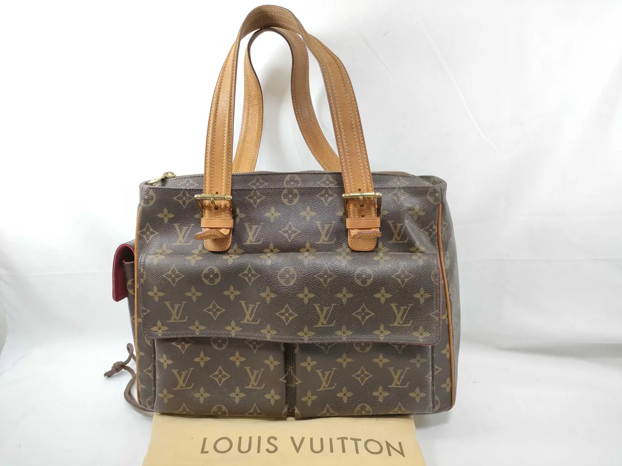 路易威登字母组合 Vuitton 字母组合 Multy Pricité M51162 MB0014 棕色手提包