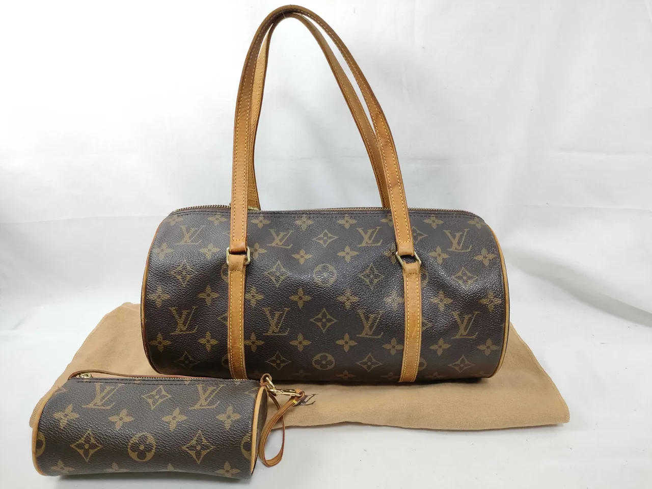路易威登 Monogram Vuitton Papillon 30 M51385 MB0012 棕色手提包