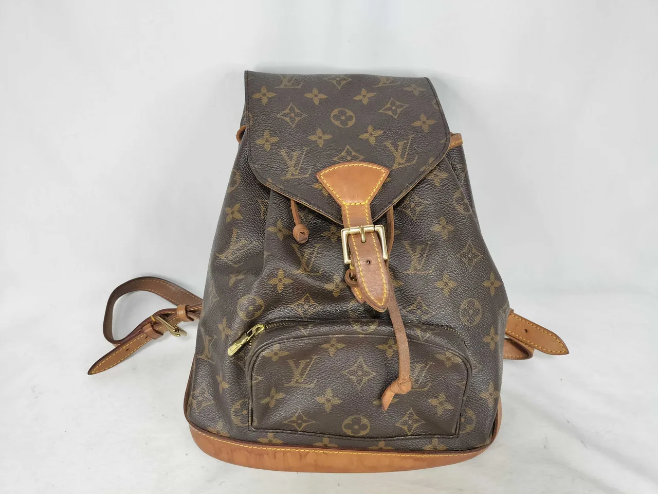 路易威登字母组合 Vuitton Monsri MM M51136 SP1927 棕色背包