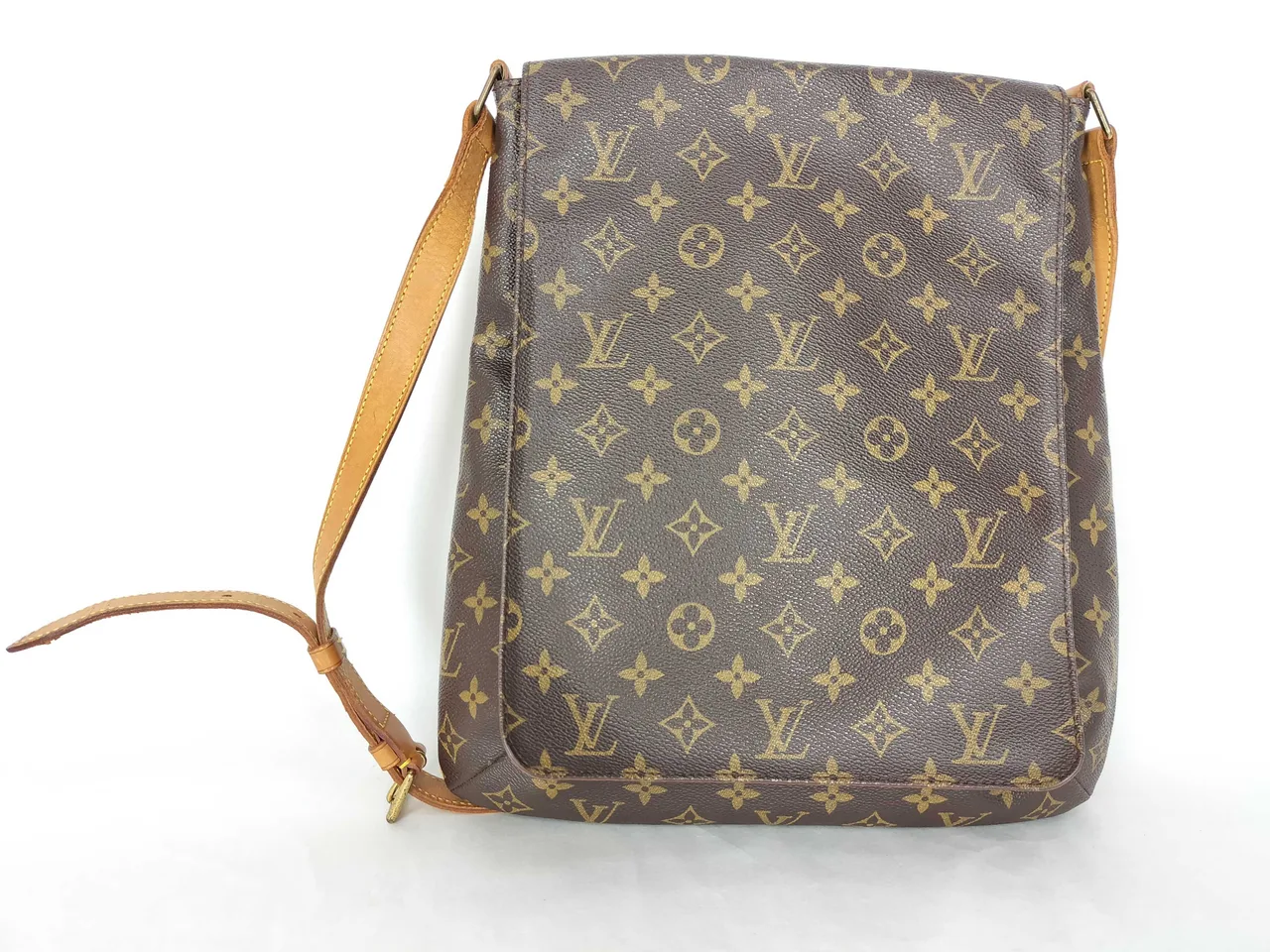 路易威登字母组合 Musette M51256 AS0090 棕色单肩包