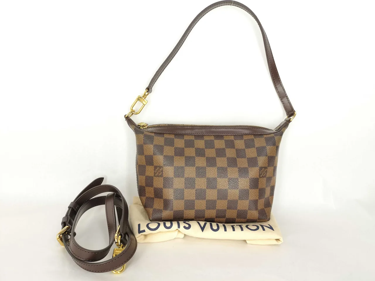 路易威登 达米尔威登 Damier Irovo PM N51996 棕色 DU0065 单肩包