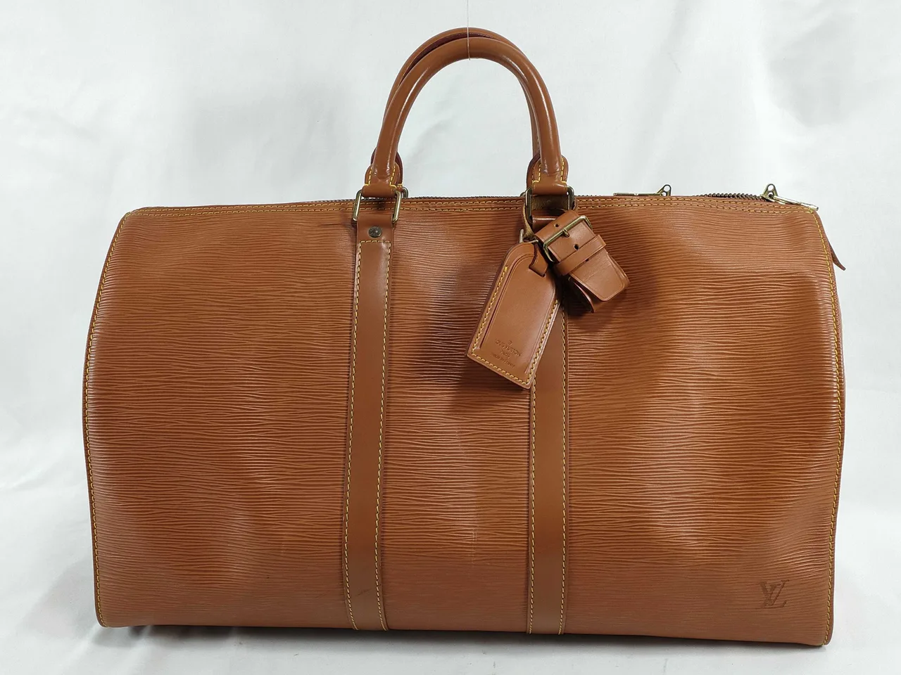 路易威登 Epi Vuitton Epi 钥匙杆 45 M42978 Brown VI1913 波士顿包