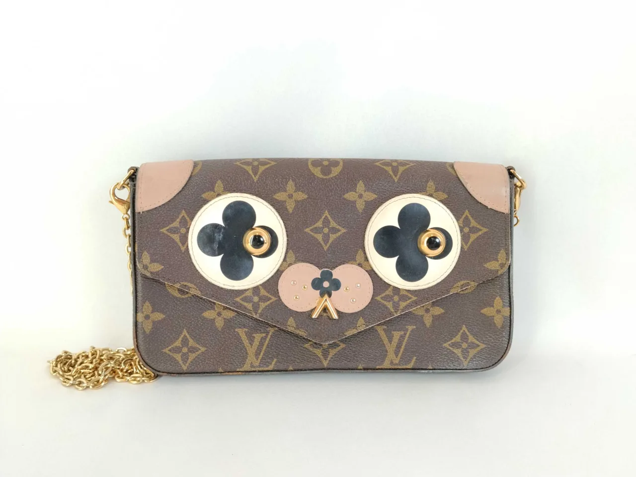 路易威登字母组合 威登 Pochette Felice M67248 MI0148 棕色肩包