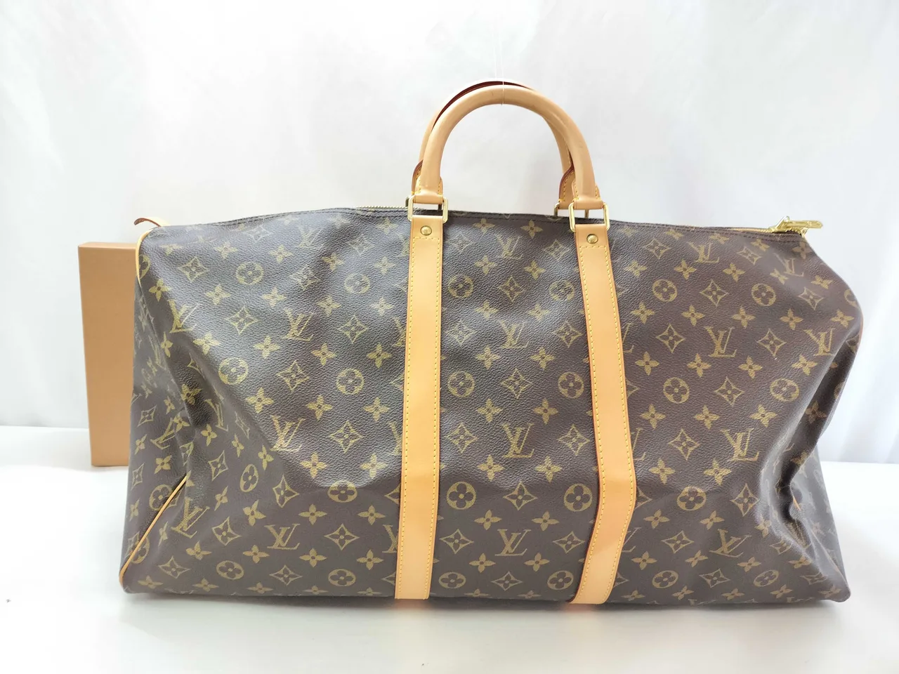 路易威登字母组合 Vuitton 字母组合钥匙杆 50 M41426 SP0915 棕色 FL0030 波士顿包