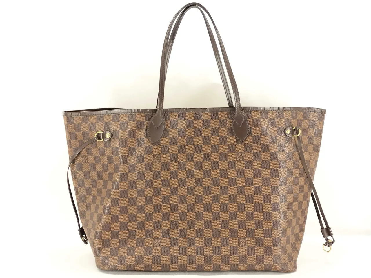 路易威登达米尔SG-路易威登达米尔Neverfull GM N51106棕色FL0190托特包