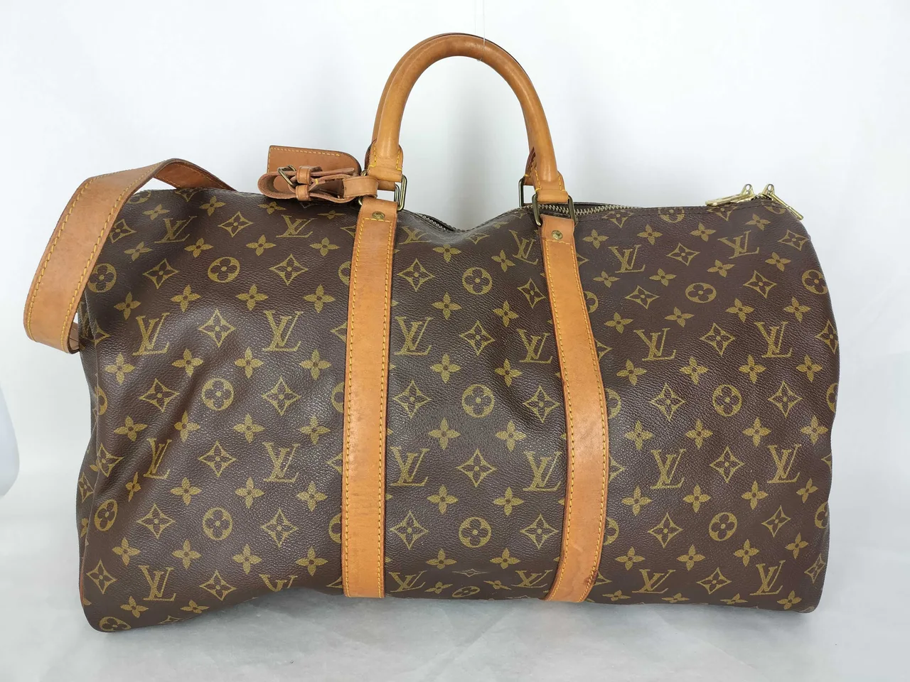 路易威登字母组合 LV 字母组合钥匙 Pol Bandolier 50 M41416 带肩带波士顿包