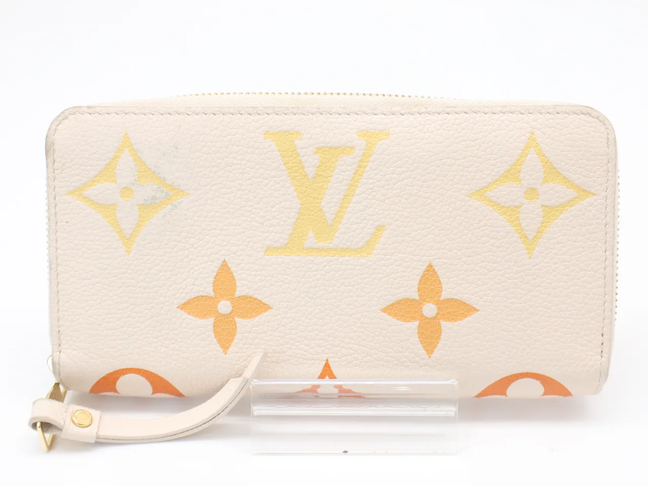路易威登 M82206 Monogram Amplant LV 渐变拉链钱包 白色钱包
