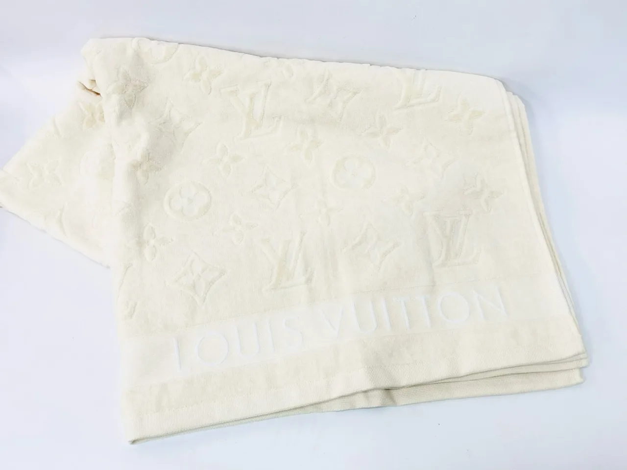 路易威登 Vuitton M77516 海滩毛巾 LV 度假字母组合 大号棉质 RV1213 其他配件