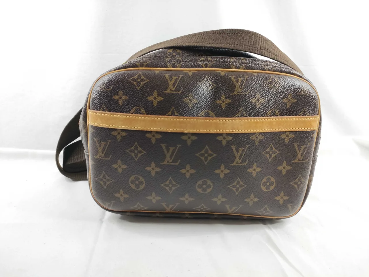 路易威登字母组合 Vuitton 字母组合记者 PM M45254 棕色单肩包