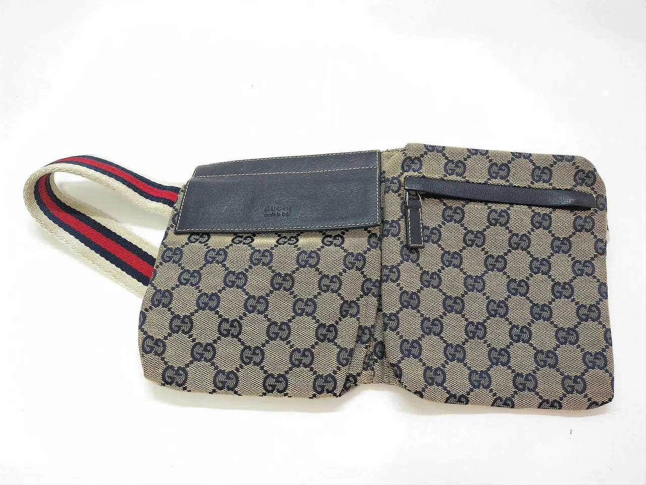 GUCCI GG 帆布 Gucci GG 帆布身体包 28566 腰包