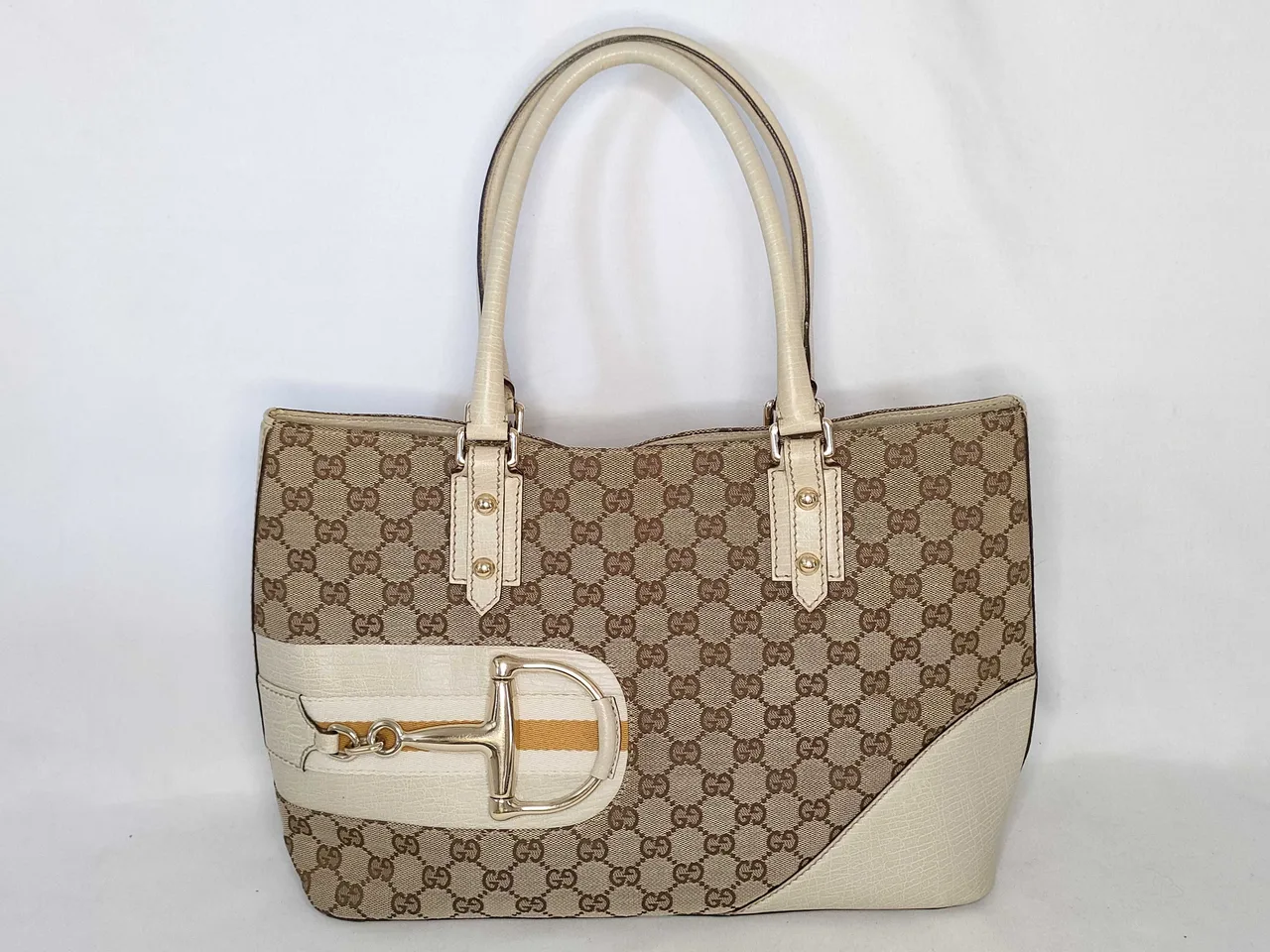 GUCCI GG 帆布 Gucci 马嚼子手袋 手袋