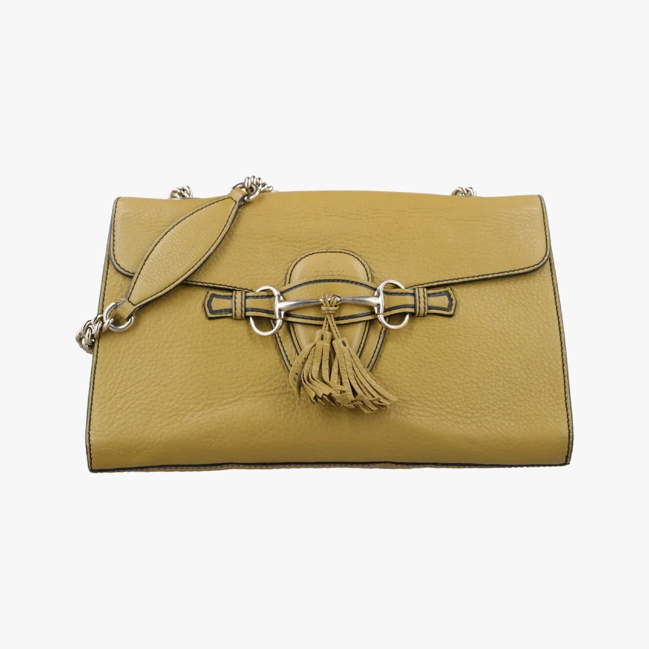 GUCCI Emily 黄色皮革295402 F016238723单肩包