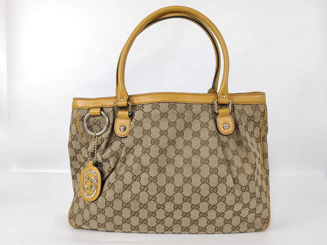 GUCCI GG 帆布 Gucci 手提包 GG 帆布手提包