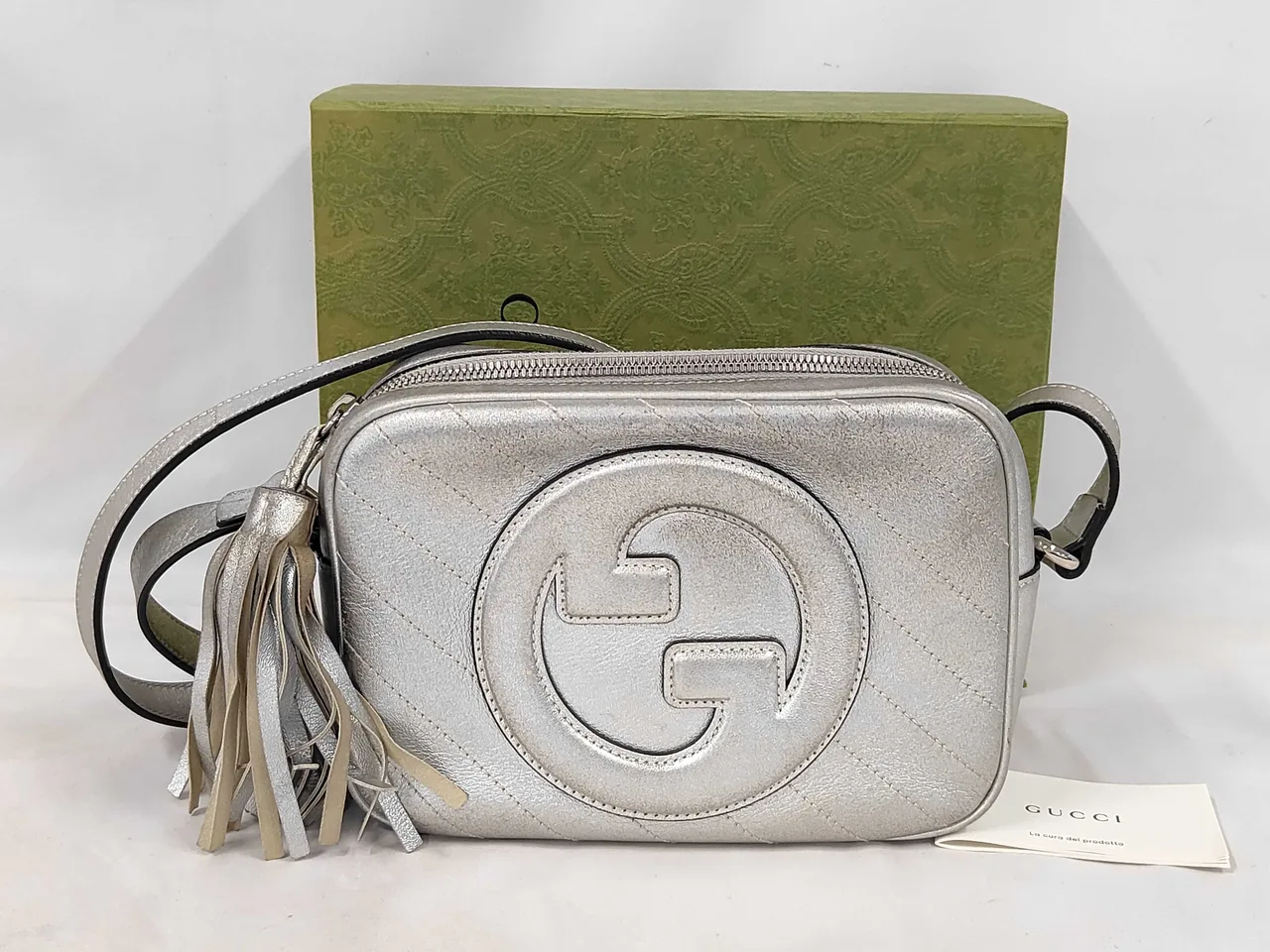 GUCCI GUCCI Blondie 小肩包 742360 银质肩包