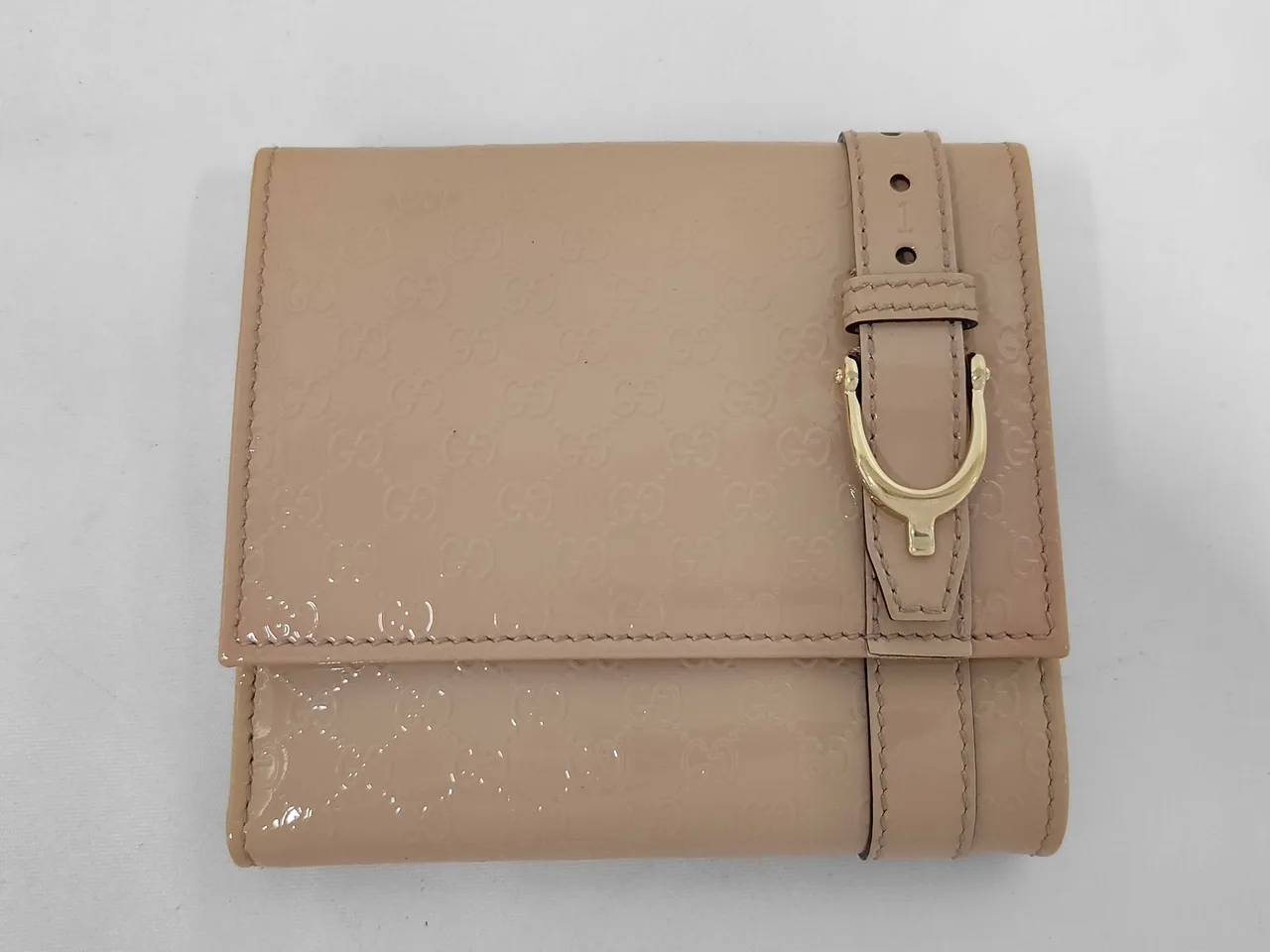 GUCCI GUCCI / Micro Gucci Shima / 309755-2184 / 折叠钱包 / 搪瓷钱包