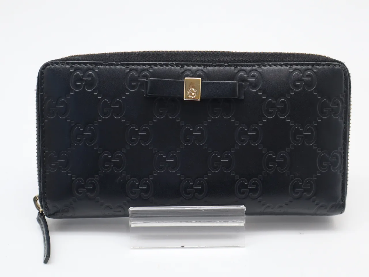 GUCCI 388680 Guccishima 黑色长钱包