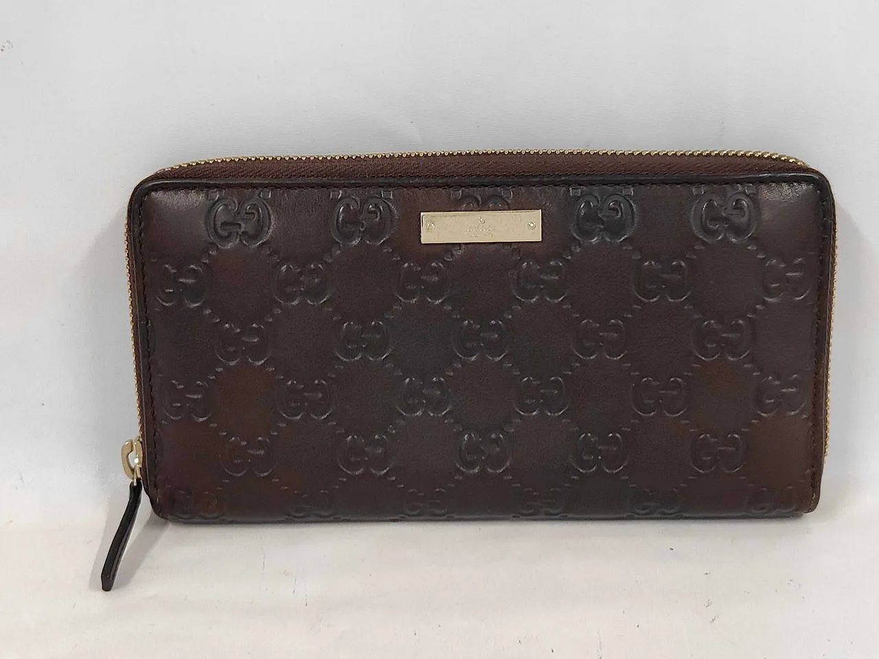 古驰 Shima Gucci 长款钱包 Shima 棕色钱包
