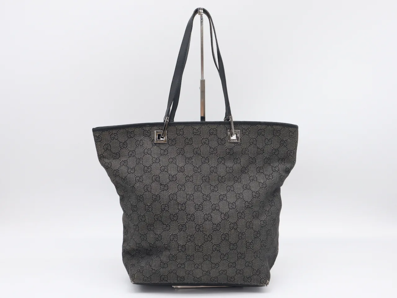 GUCCI 31243GG 帆布手提包 黑色手提包