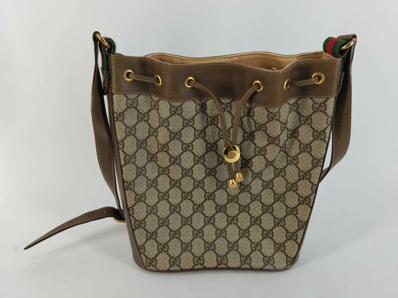 GUCCI GG 帆布 Gucci 雪莉系列单肩包