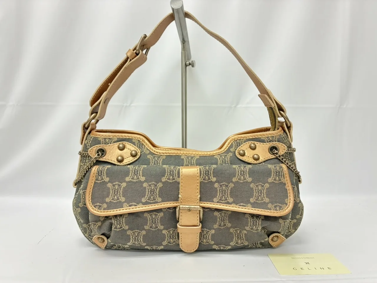CELINE Paris Macadam 单肩牛仔手袋