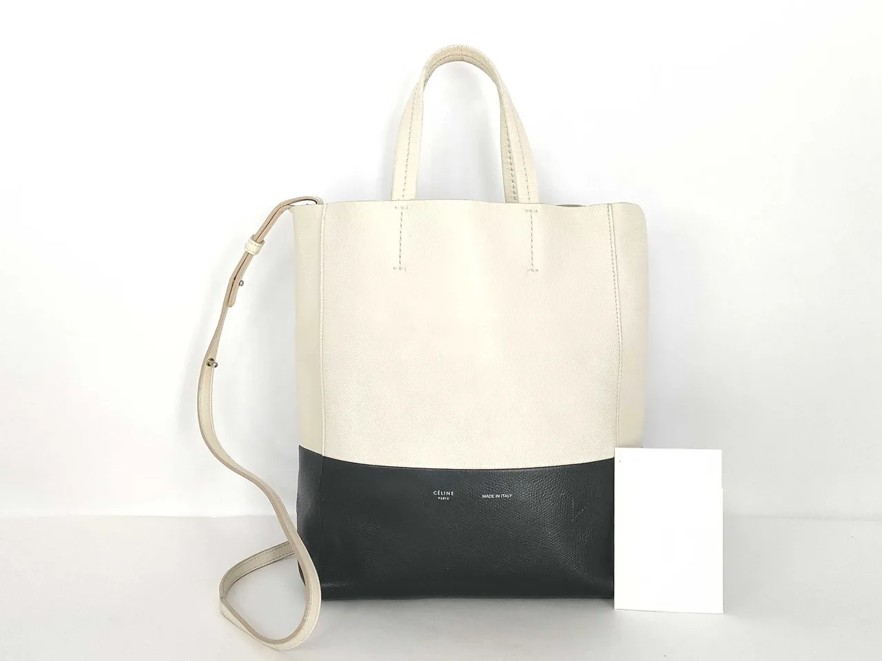 CELINE Celine 双色双色 Cabas 手提包