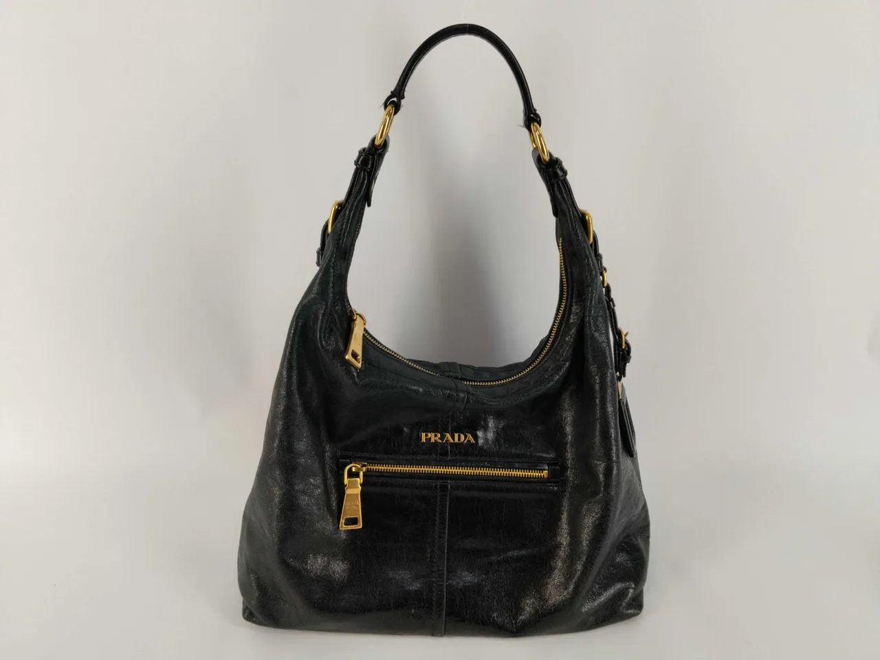 PRADA Prada 皮革单肩单肩包