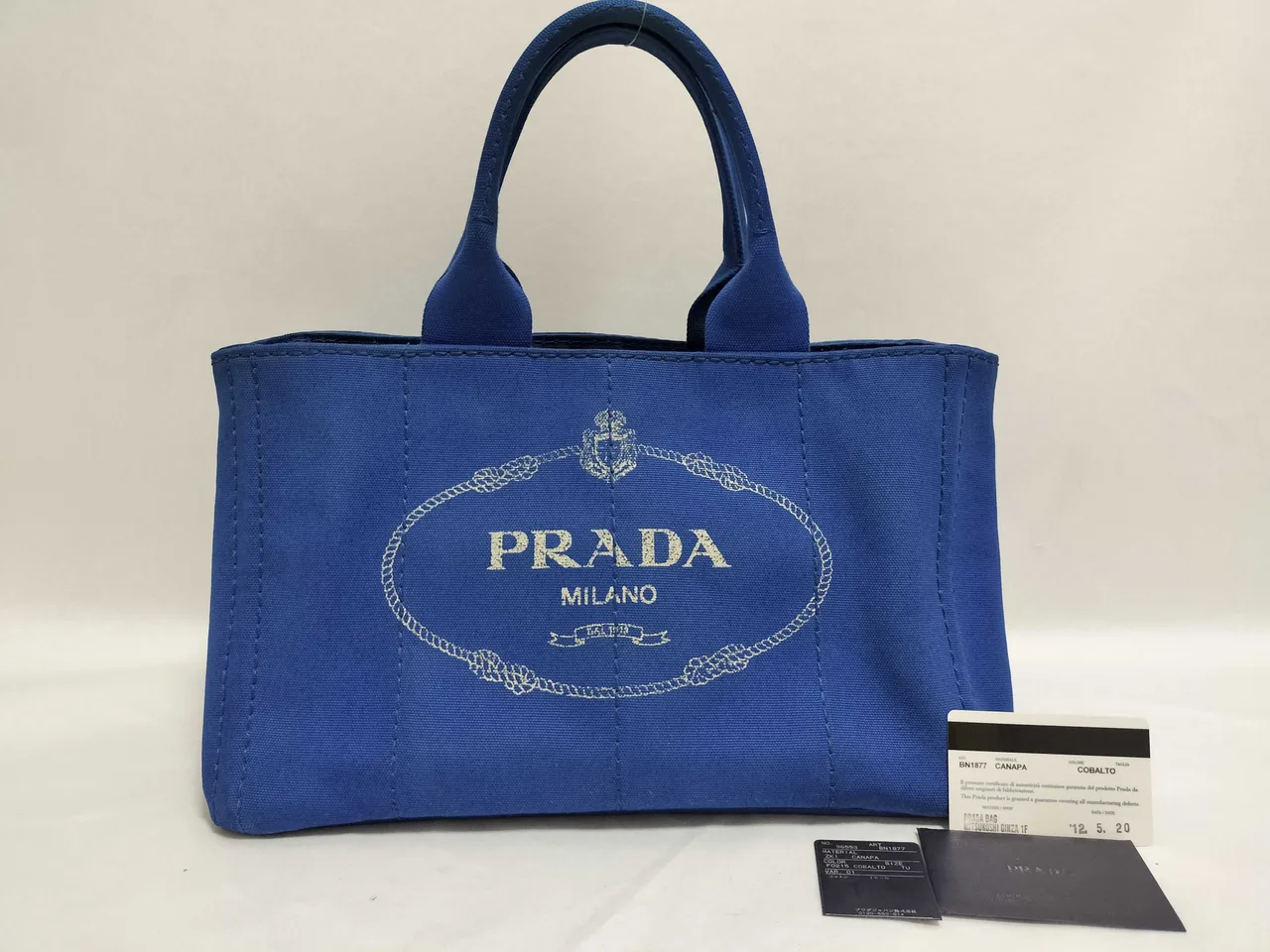 PRADA PRADA Kanapa M 手提包 BN1877 蓝色 W33cm 手提包