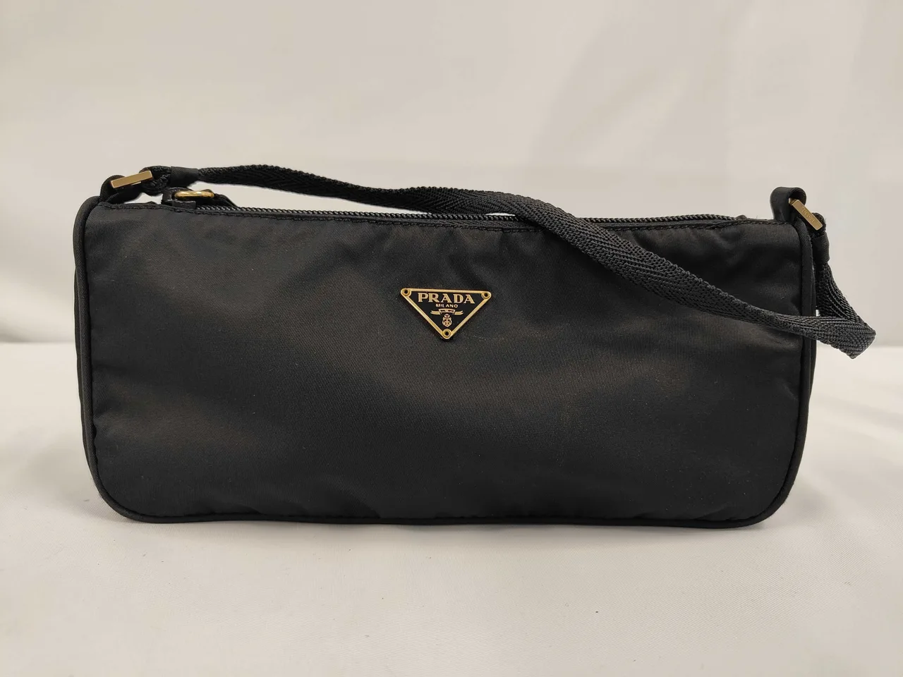 PRADA 配件袋尼龙黑色手提包