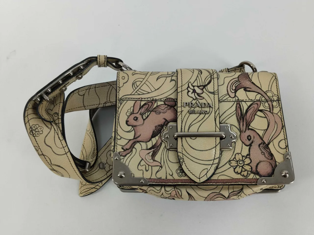PRADA Prada Cahier 兔子单肩包