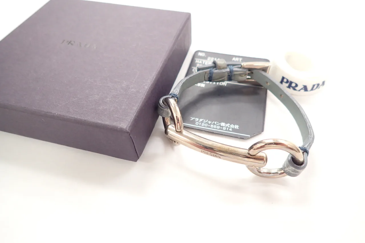 PRADA Prada Crocodile x 金属手链 手链 手镯 和手镯