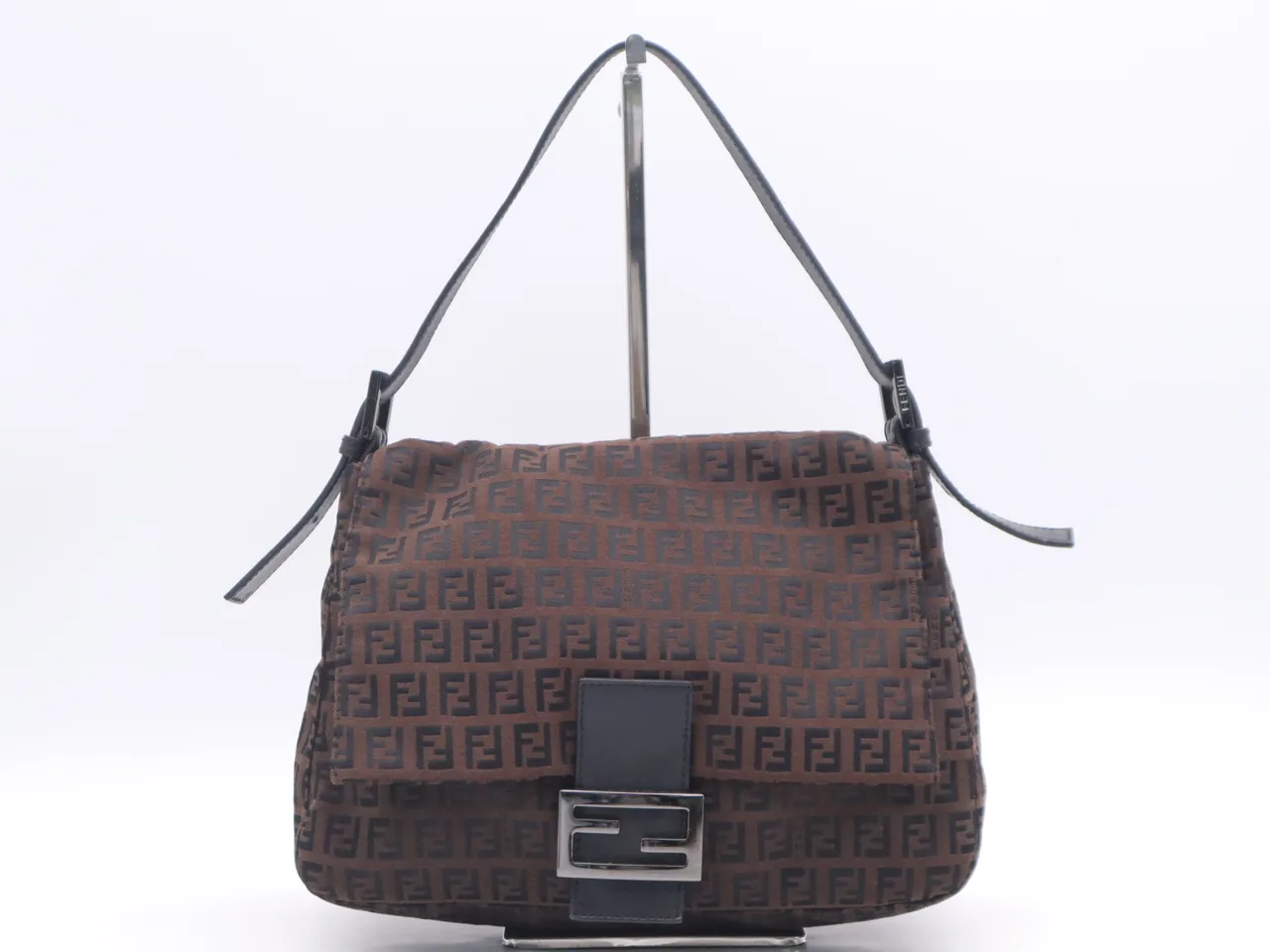FENDI 帆布 Zucchino Mamma 桶肩包 单肩包