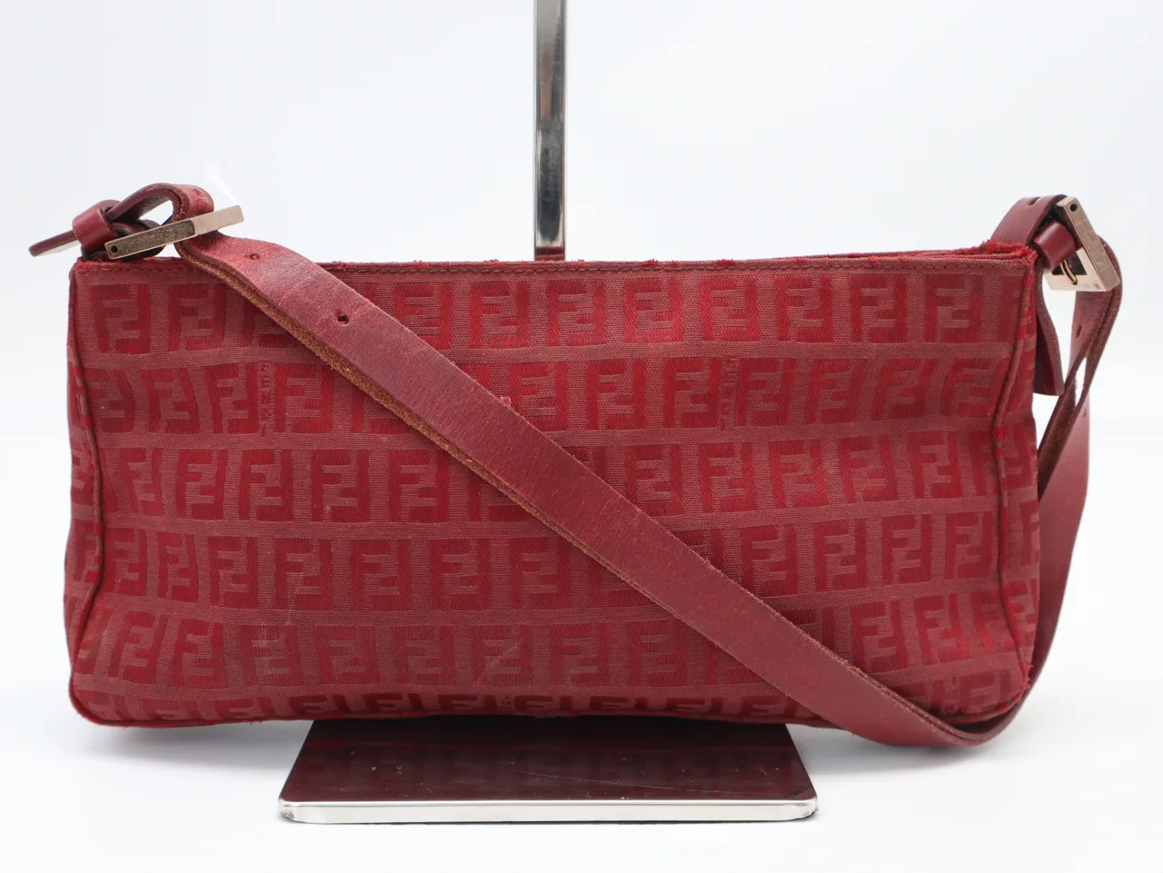 FENDI Zucchinno 肩包红色包