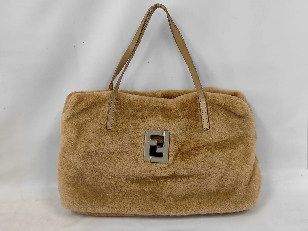 FENDI 手提包 Boa x 皮革棕色手提包