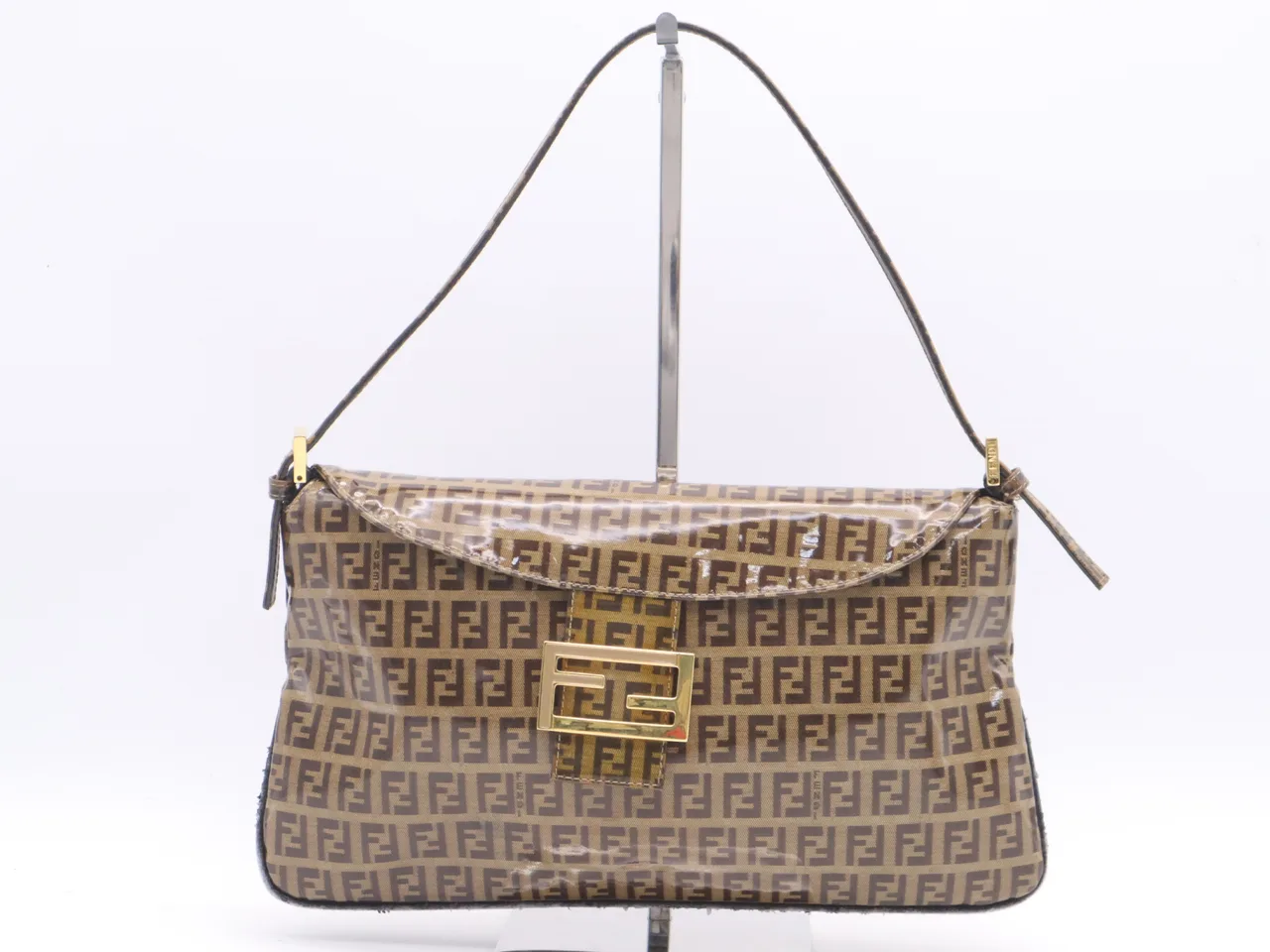FENDI 珐琅 Zucchino Mamma Bucket GD 五金手提包
