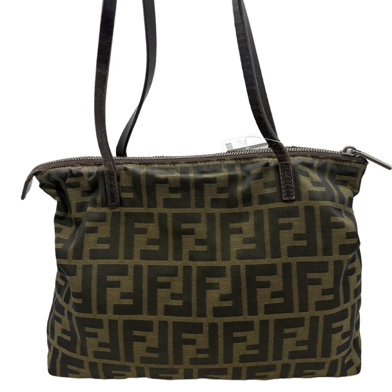 FENDI Zucca 图案 FF 字母组合手提包