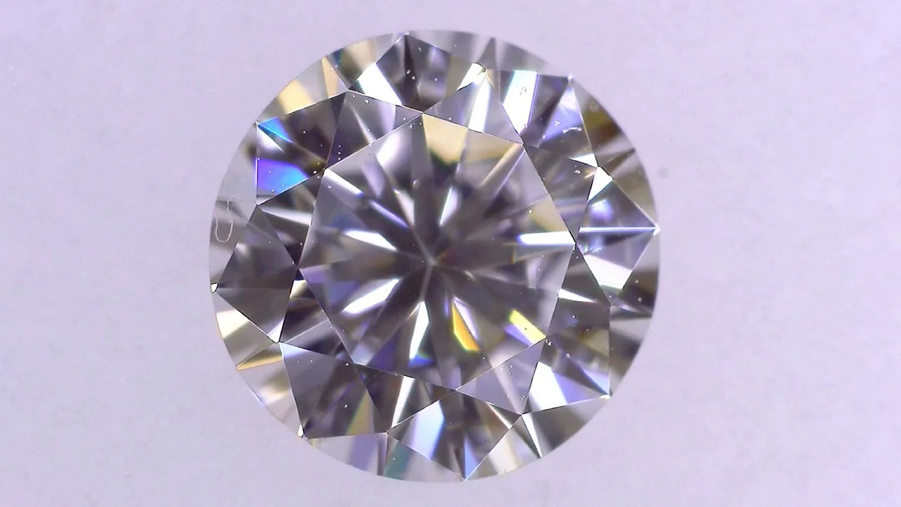 0.367克拉 F VVS-1 GOOD/VG/VG 强蓝 天然 4.61-4.67X2.85mm 钻石散装