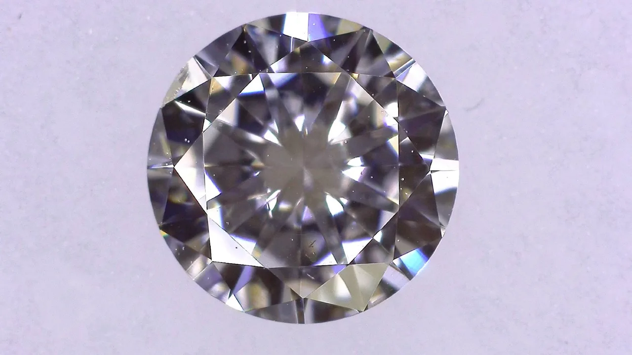 0.411ct H SI-2 良好/GD/FR 淡天然 4.85-4.88X2.77mm 钻石松散