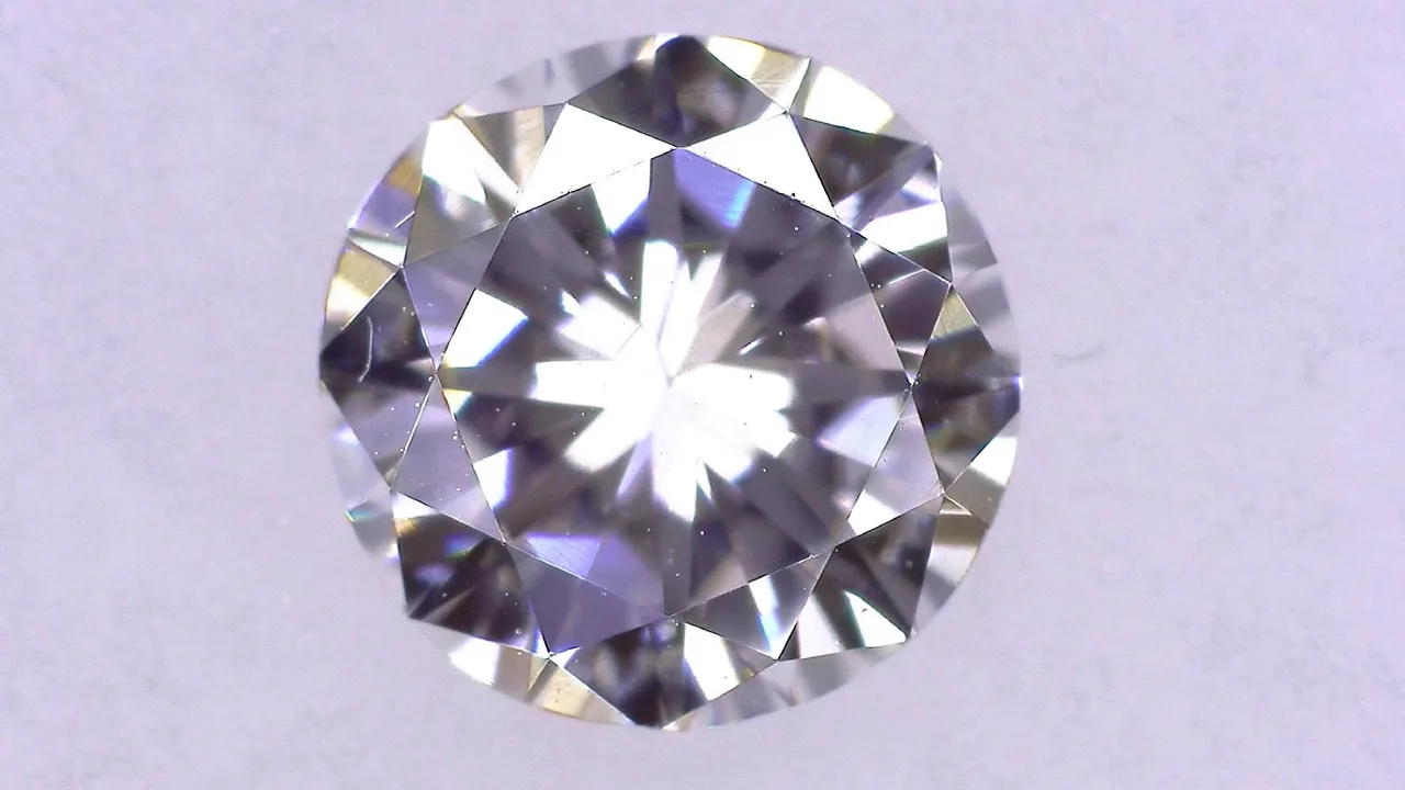0.424ct F VS-2 非常好/GD/GD 中蓝色 自然色 4.87-4.97X2.85mm 钻石散装