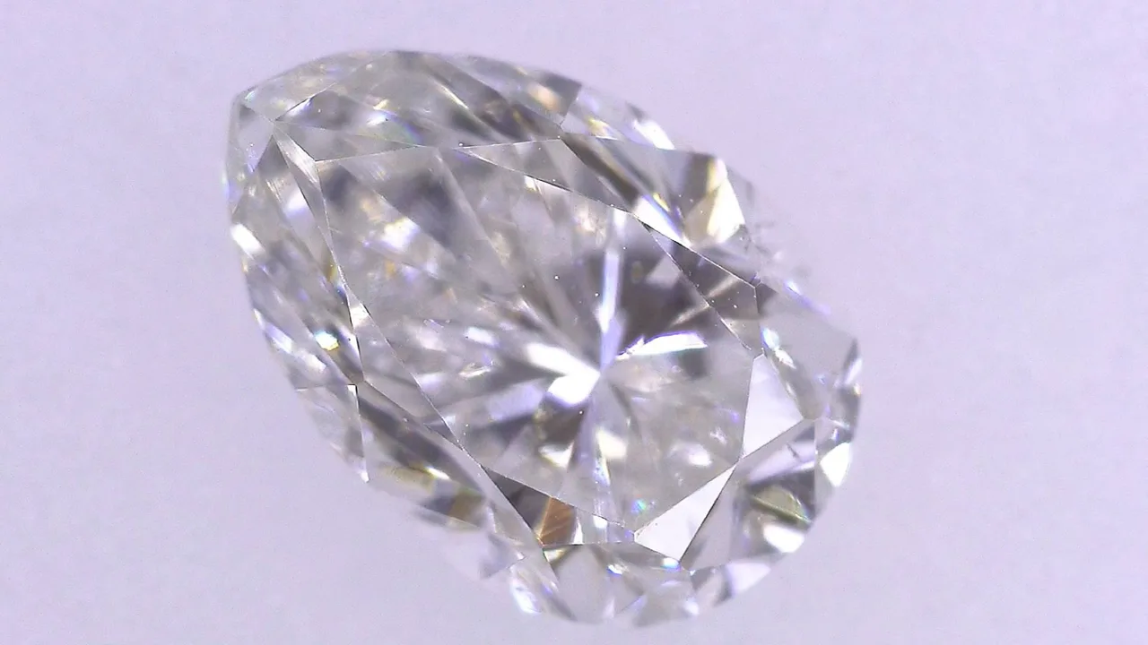 0.451ct F SI-1 ****/GD/FR 淡天然 5.95-4.01X2.84mm PS Diamond Loose