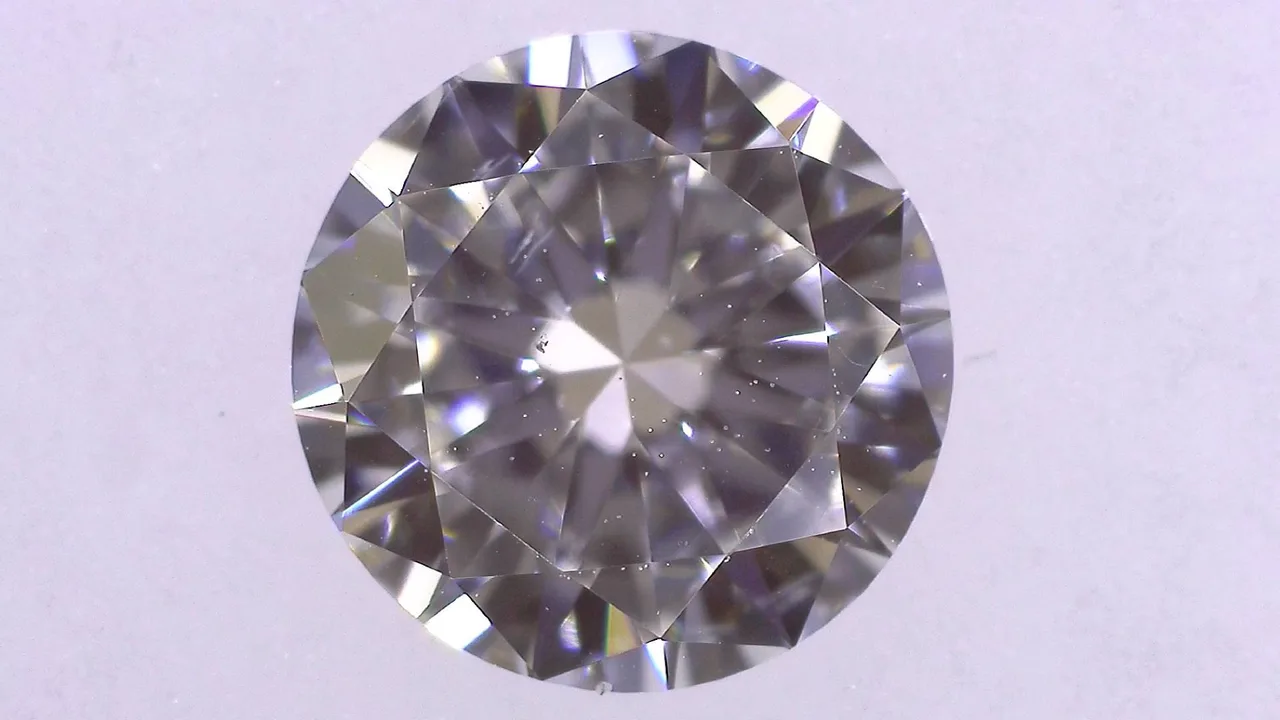 0.551ct G SI-1 良好/Gd/GD 淡天然 5.35-5.43X3.07毫米 钻石散装