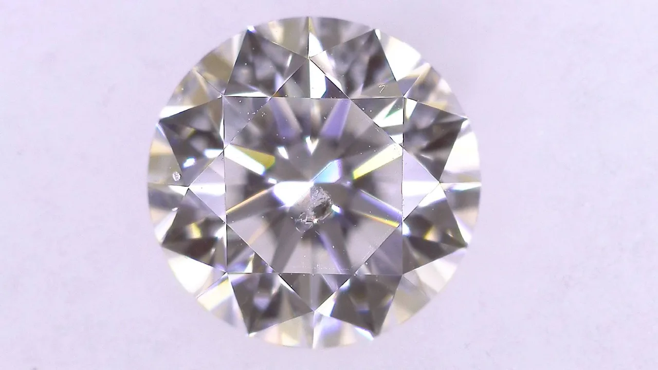 0.609克拉F SI-2 非常好/VG/VG 淡天然 5.30-5.35X3.43mm 钻石散装