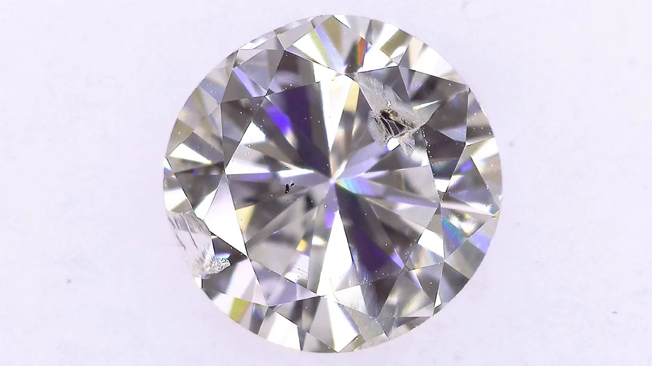 1.030ct I I-1 POOR/GD/PR FAINT NATURAL 6.44-6.62X3.95mm Diamond Loose
