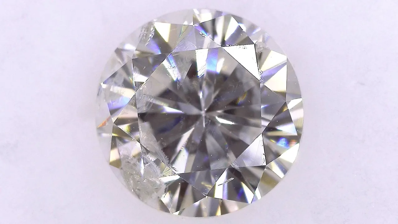 2.162ct J I-1 GOOD/GD/FR 无天然 8.14-8.30X5.17mm Diamond Loose